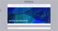 Desktop Screenshot of nainakapurlaw.com